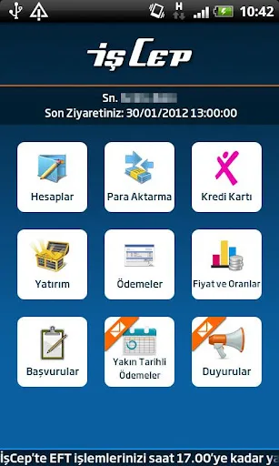 Android İçin İşbankası bankacılık uygulaması!