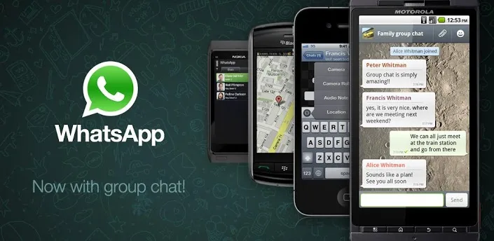 Android İçin WhatsApp Mobil Mesajlaşma Uygulaması WhatsApp Messenger 2.9.1547