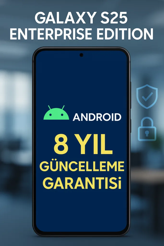 Galaxy S25 Enterprise Edition: 8 Yıllık Android Güncelleme Desteğiyle Geliyor!